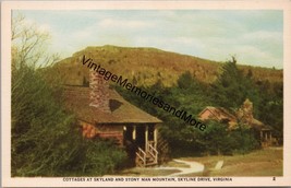 Cottages at Skyland &amp; Stony Man Mountain Skyline Drive VA Postcard PC304 - £3.98 GBP