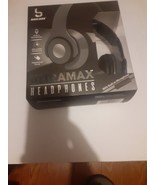 Ultramax Headphones Bass Jaxx Built-In Microphone Blue New Music Foldable - $30.14 CAD