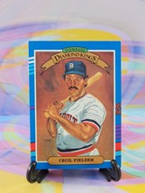 1991 Donruss Diamond Kings Baseball | Cecil Fielder Tigers #3 - $0.99
