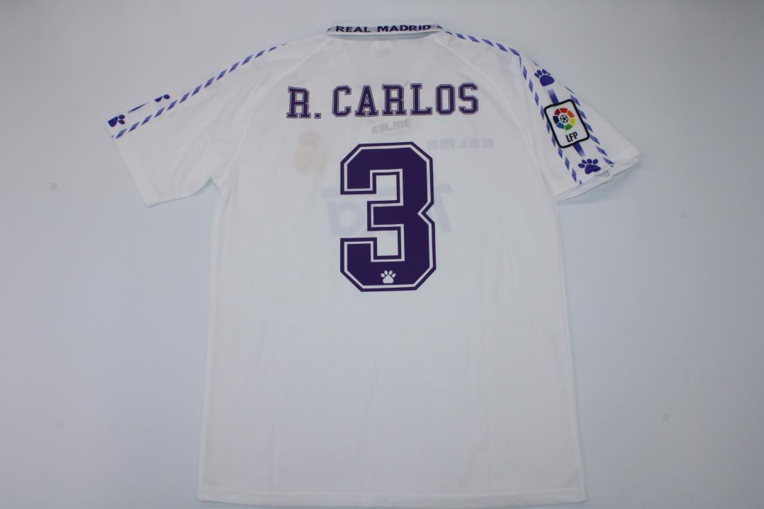 real madrid jersey 1996 1997 shirt roberto carlos  playera chamarra cami... - $85.00