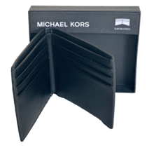 NWT $98 Michael Kors Andy Men&#39;s Leather Slim Billfold Wallet - £31.04 GBP