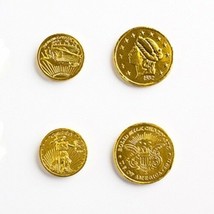 Philadelphia Candies Milk Chocolate Assorted Gold Coins Foil Wrapped Chocolates - £11.83 GBP+