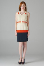 C. Luce White Knit Colorblock Sweater Dress Size S and M NWT  - £39.50 GBP