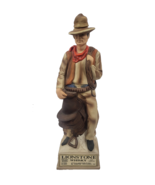 Vintage Lionstone Whiskey Sculptured Cowboy w/ Saddle Decanter Empty 14&quot; - $754.46 MXN