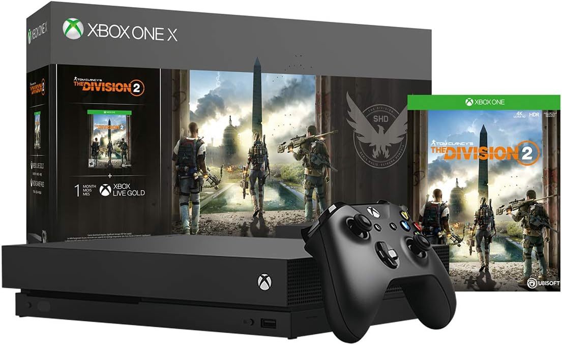 Tom Clancy'S The Division 2 Bundle For Xbox One X 1Tb Console (Discontinued). - $316.92