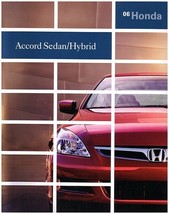 2006 Honda Accord Sedan Sales Brochure Catalog 06 Us Hybrid - £4.79 GBP
