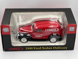 CROWN PREMIUMS Lennox 10Z45 Ford Sedan Delivery 1940 Diecast 1:24 Red - £46.93 GBP