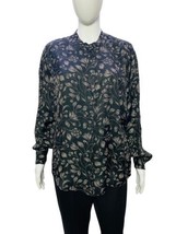 Isabel Marant Etoile Women Mexika Floral Printed Shirt Blouse Tunic Top M 36 - £101.31 GBP