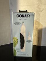 Conair Girlbomb Nose Trimmer Dual Blade Facial Eyebrow Guide Comb Batter... - $14.40