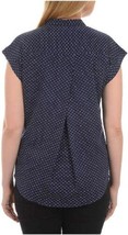 JACHS Girlfriend Womens Short Sleeve Tencel Blouse, Medium, Dark Navy - $25.73