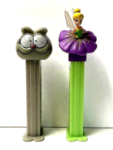 Pez dispensers lot of 2 - Nermal made in Slovenia, Tinkerbell made in China - $6.26