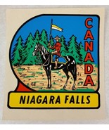 Niagara Falls, Canada Mountie Horse Vintage Water Transfer Car Decal Sou... - €17,02 EUR