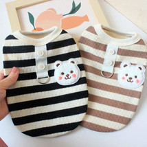 Waffle Grid Vest for Small Dogs &amp; Cats – Summer Striped Pet T-Shirt with... - $250.10 MXN