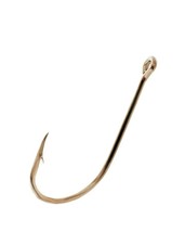 Eagle Claw Plain Shank Live Bait Hook, Bronze, Size 6, #084A-6, Pack of 10 Hooks - £2.19 GBP
