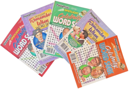 NEW Lot 5 Penny Press Dell Spotlight Celebrity Word Search Seek  Puzzle Books - £13.97 GBP