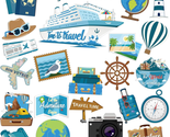 Cruise Door Decorations Magnets Travel 25 Pcs Cruise Door Magnets Funny ... - $20.24