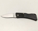 Gerber 200 Portland Or. USA Black Single Blade Locking Knife - $19.75