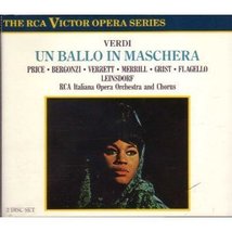 Un Ballo In Maschera (Price/Verrett/Bergonzi/Merrill/Flagello/Leinsdorf) [Audio  - £12.50 GBP
