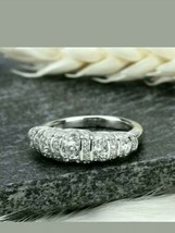 2.30CT Künstlicher Diamant Einzigartig Verlobung Hochzeit Ring IN 925 Silber - £74.45 GBP