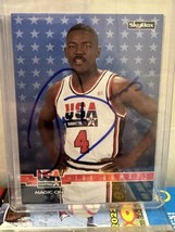 Joe Dumars Autogragh 1994 Skybox USA Basketball Card Magic on Dumars HOF NBA - £12.10 GBP