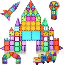 New Bmag Magnetic Building Block Set 120 Piece 3D Tiles Stacking Toy Ages 3+ Nib - £53.41 GBP