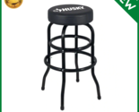 Shop Stool Cushioned 360° Swivel Seat 29 in. Workshops Game Rooms Bar Chair - £54.02 GBP