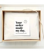 100 Thank You Cards Pack - Your Order Made My Day Small Business