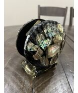 Vtg Lucite Resin Abalone Shell Napkin Letter Holder Black Wonderland 60s - €17,04 EUR Vtg Lucite Resin Abalone Shell Napkin Letter Holder Black Wonderland 60s - €17,04 EUR