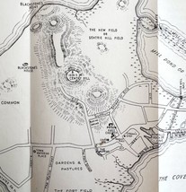 Map Town Of Boston c1645 Book Possessions 1925 Historical Massachusetts DWX3A - £56.21 GBP