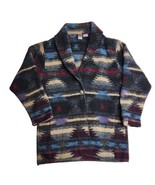 Vintage Mazmania Southwestern Aztec Fleece Full Zip Jacket USA Men&#39;s Siz... - €51,54 EUR