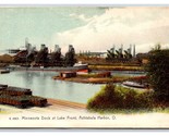 Minnesota Docks Ashtabula Harbor Ohio OH UNP Rotograph UDB Postcard U11 - £10.55 GBP