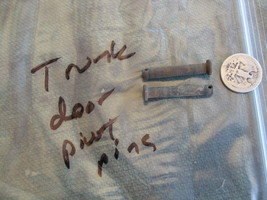 TRUNK COMPARTMENT DOOR HINGE BRACKET PIVOT PINS 1986 86 HONDA CN250 CN 2... - $11.36