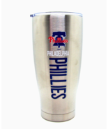 Philadelphia Phillies MLB 20 oz Color Logo Stainless Steel Hot Cold Tumbler - $38.03 CAD