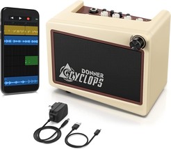 Donner Mini Guitar Amp Digital, 5W Wireless Small Electric, And Drum Mac... - £102.20 GBP
