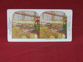 Vintage Antique 1900&#39;s Stereo Card - &quot;Loading Sugar At Havana, Cuba&quot; #22 - $14.84