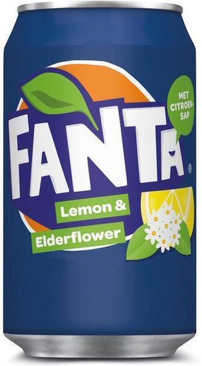 Primary image for 6 Cans of Fanta Elderflower & Lemon Flavor Soft Drink Soda 330ml/11 oz Each