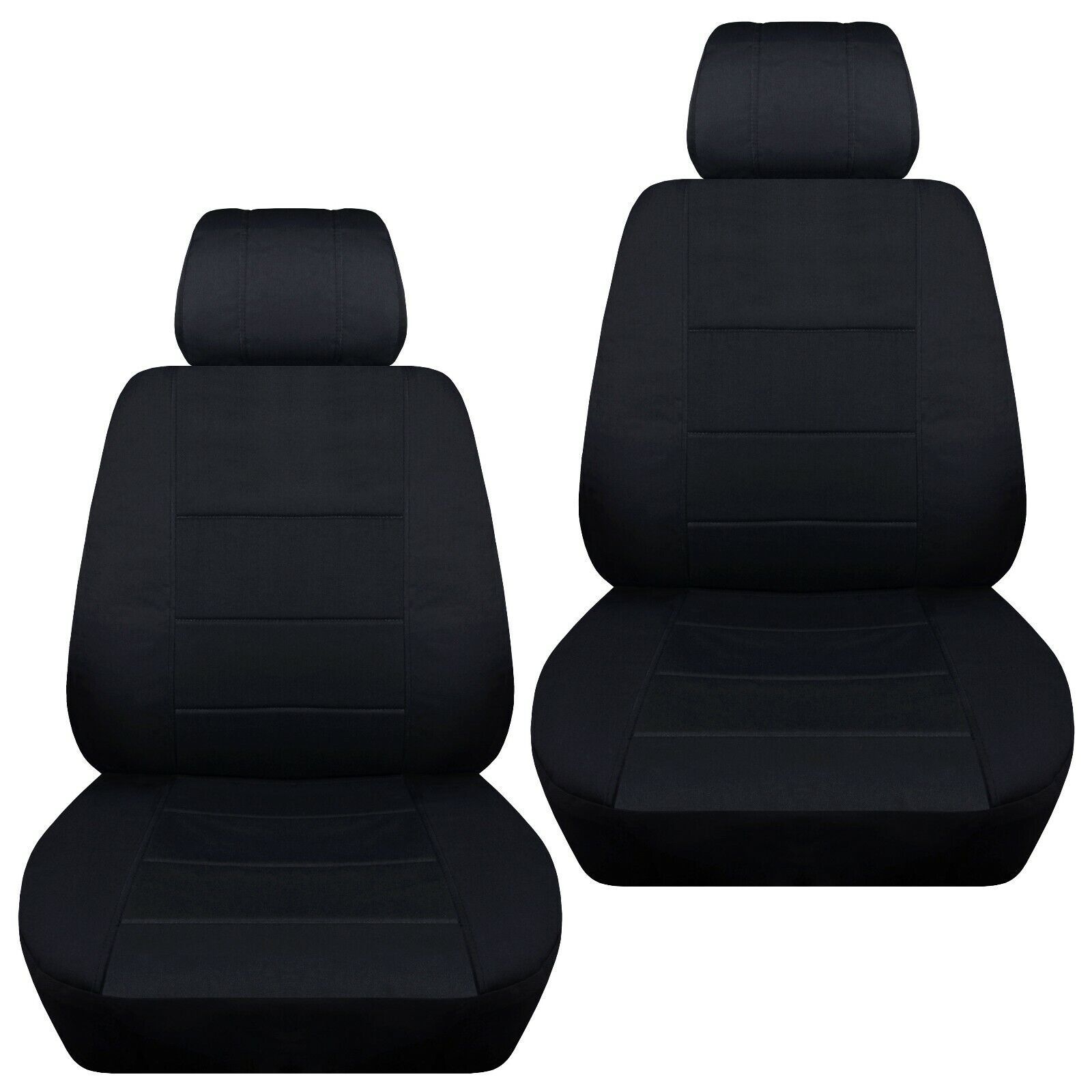Front set car seat covers fits 1997-2019 Honda CR-V      solid black - $65.09 - $76.31