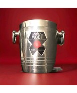 Vintage Moet &amp; Chandon Champagne Aluminum Hardware Ice Bucket  Cooler - $134.92 CAD