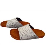 Summer Snakeskin Leather Sandals - $343.00 CAD