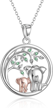 Mother&#39;s Day Gifts for Mom Her Women, Elephant Necklace Mothers Day Gifts for Mo - £40.38 GBP