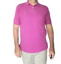 Polo Ralph Lauren Pink Mesh Polo Regular Classic Fit Size Large Magenta - £15.69 GBP