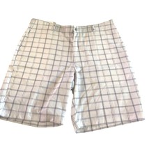 Grand Slam Mens Size 40 Window Pane White Blue Shorts Golf Tennis Athletic - £19.25 GBP