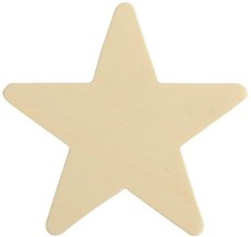 4 Inch Wooden Stars, Bag of 25 Unfinished Wooden Star Cutouts,(4 Inch Wo... - $46.99