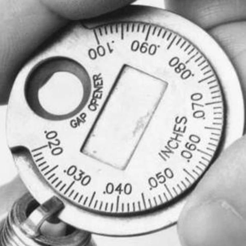 Spark Plug Gap Gauge Tool Measurement Coin-Type 0.6-2.4mm Range Spark Pl... - £10.14 GBP