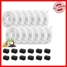 Complete Cat Fountain Filter Set - 24 Replacement Filters &amp; 12 Sponges f... - $29.09