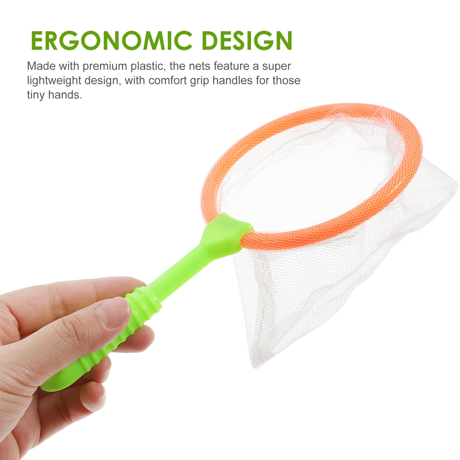 Children&#39;s Plastic Large Fishing Nets Durable Kids Bug Catcher Nets Insect - £7.38 GBP