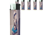 Tattoo Pin Up Girls D33 Lighters Set of 5 Electronic Refillable Butane  - $15.79