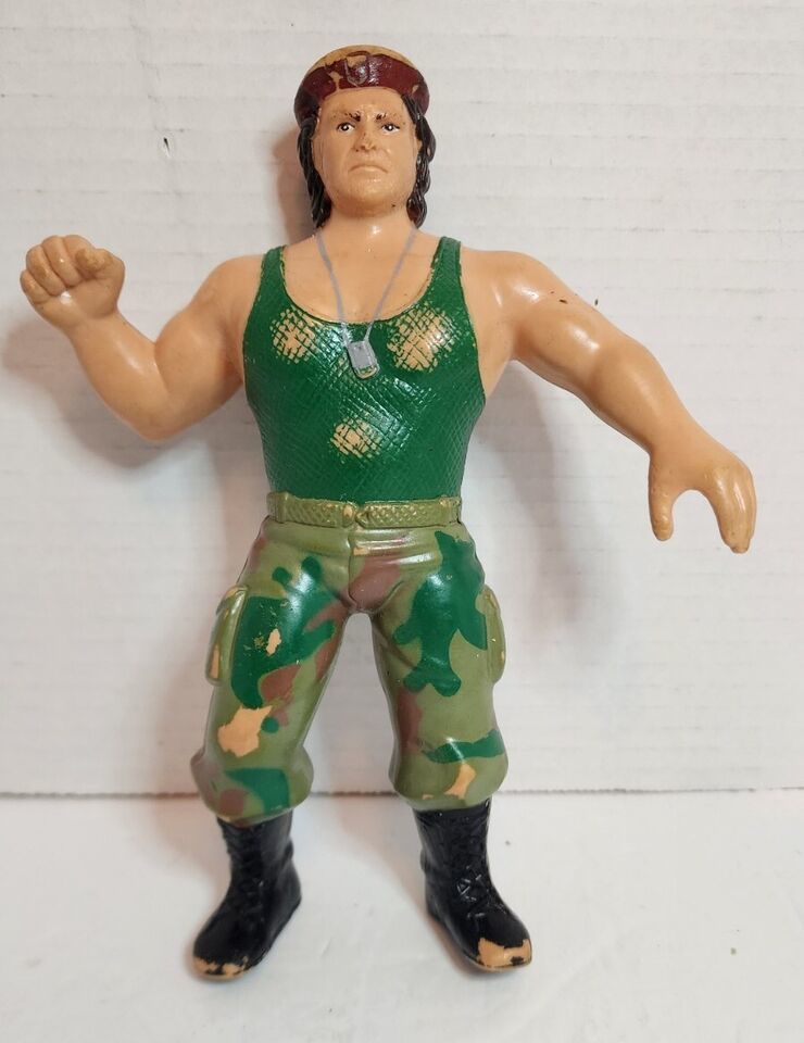 Corporal Kirchner Stubble 1986 WWF LJN Titan Sports 8" Vintage Wrestling Figure - $24.09