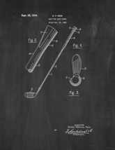 Grip for Golf Clubs Patent Print - Chalkboard - £6.25 GBP+