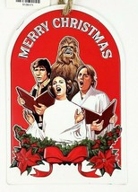 Star Wars Christmas Metal Ornament W/Han Luke Chewy Princess Leia 6&quot; x 4... - £11.90 GBP